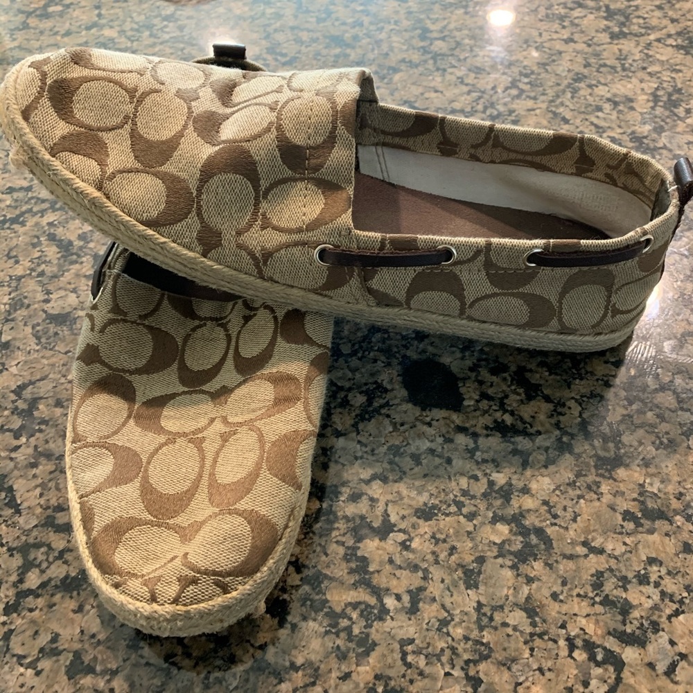 Coach signature flat espadrilles
